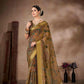 Multicolor Cotton Blend Printed Kalamkari Saree with Unstitched Blouse - Hiral Fashion | Swadesiicart