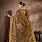 Multicolor Cotton Blend Printed Kalamkari Saree with Unstitched Blouse - Hiral Fashion | Swadesiicart