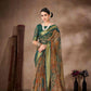 Multicolor Cotton Blend Printed Kalamkari Saree with Unstitched Blouse - Hiral Fashion | Swadesiicart