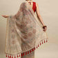 Multicolor Cotton Blend Printed Kalamkari Saree with Unstitched Blouse - Hiral Fashion | Swadesiicart