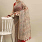 Multicolor Cotton Blend Printed Kalamkari Saree with Unstitched Blouse - Hiral Fashion | Swadesiicart