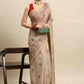 Multicolor Cotton Blend Printed Kalamkari Saree with Unstitched Blouse - Hiral Fashion | Swadesiicart