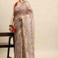 Multicolor Cotton Blend Printed Kalamkari Saree with Unstitched Blouse - Hiral Fashion | Swadesiicart