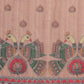 Peach Cotton Blend Printed Madhubani Saree with Unstitched Blouse - Hiral Fashion | Swadesiicart