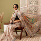 Beige Cotton Blend Printed Madhubani Saree with Unstitched Blouse - Hiral Fashion | Swadesiicart