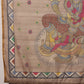 Beige Cotton Blend Printed Madhubani Saree with Unstitched Blouse - Hiral Fashion | Swadesiicart