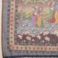 Beige Cotton Blend Printed Madhubani Saree with Unstitched Blouse - Hiral Fashion | Swadesiicart
