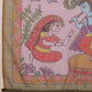 Gray Cotton Blend Printed Madhubani Saree with Unstitched Blouse - Hiral Fashion | Swadesiicart
