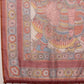 Rust Cotton Blend Printed Madhubani Saree with Unstitched Blouse - Hiral Fashion | Swadesiicart