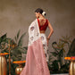 Hiral Fashion Beige Chanderi Cotton Blend Abstract Digital Print Saree | Swadesiicart