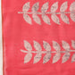 Hiral Fashion White Chanderi Cotton Blend Abstract Digital Printed Saree | Swadesiicart