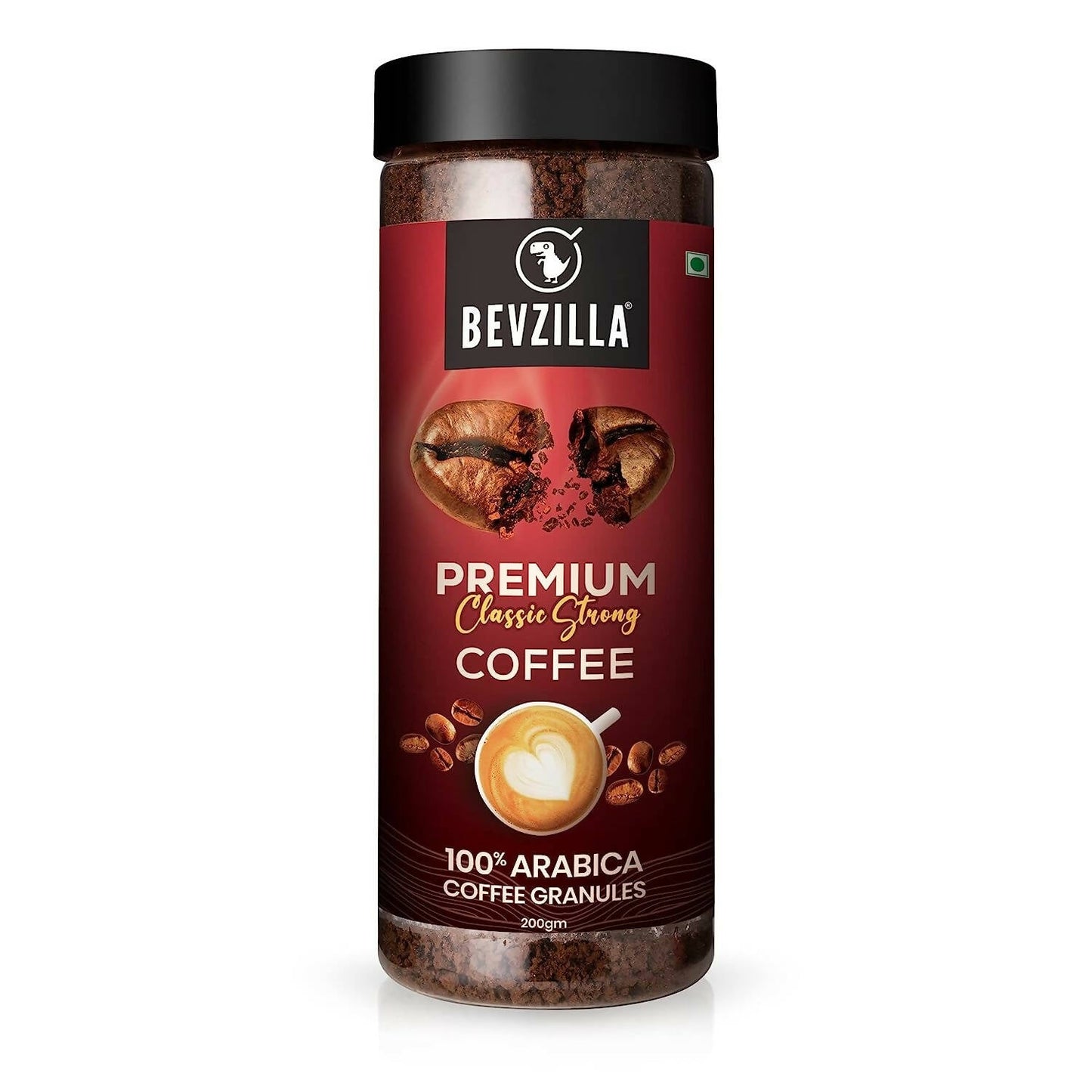 Bevzilla 100% Arabica Instant Classic Strong Coffee Powder | Swadesiicart