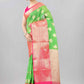 Hiral Fashion Green Banarasi Silk Blend Floral Woven Design Saree | Swadesiicart