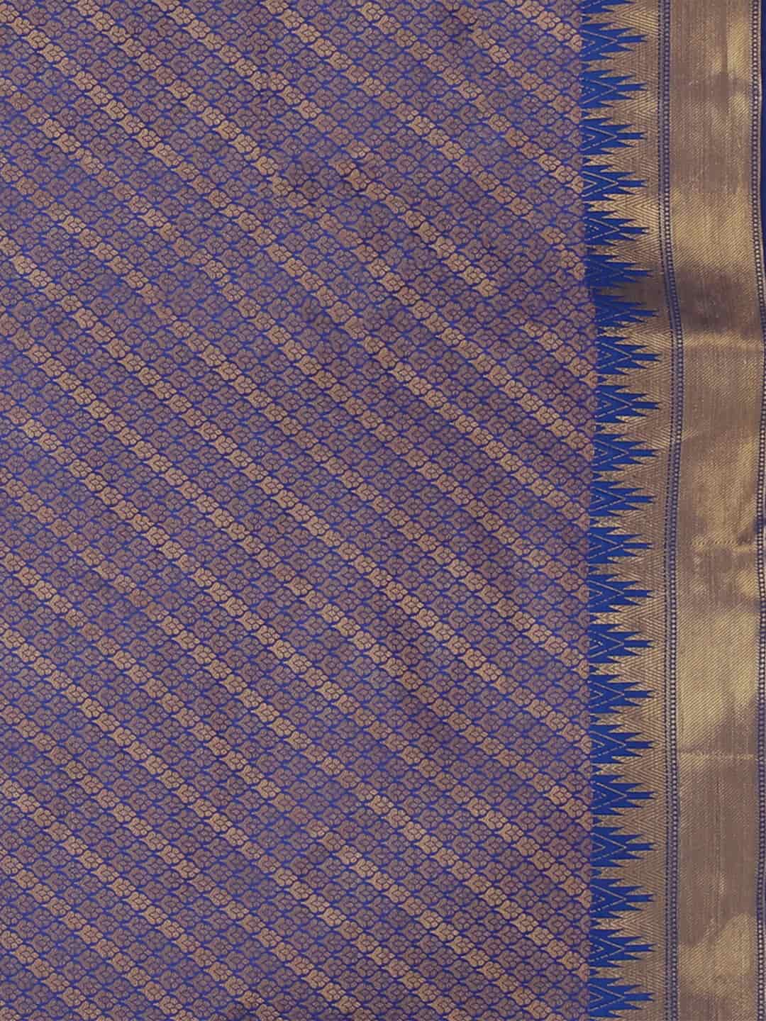 Hiral Fashion Red Banarasi Art Silk Floral Woven Design Saree | Swadesiicart