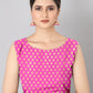 Olive Banarasi Silk Woven Zari Design Striped Saree with Unstitched Blouse - Hiral Fashion | Swadesiicart