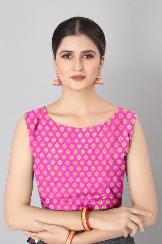 Olive Banarasi Silk Woven Zari Design Striped Saree with Unstitched Blouse - Hiral Fashion | Swadesiicart