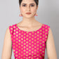 Yellow Silk Blend Woven Zari Design Striped Saree with Unstitched Blouse - Hiral Fashion | Swadesiicart