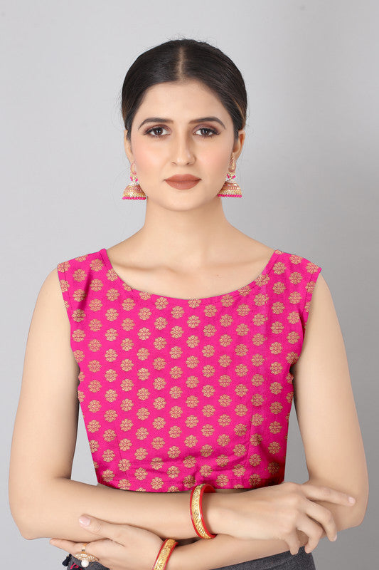 Black Silk Blend Woven Zari Design Striped Saree with Unstitched Blouse - Hiral Fashion | Swadesiicart