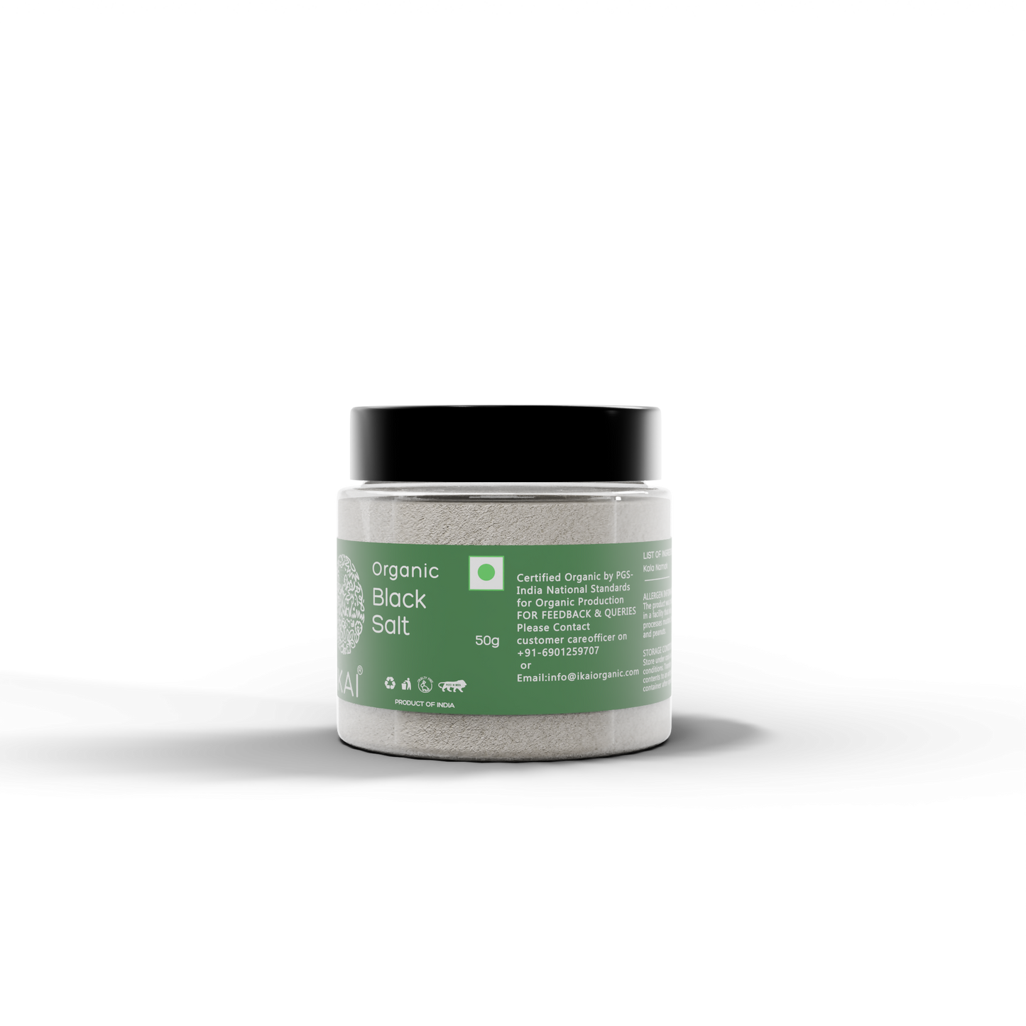 3 - Natural Black Salt - 50g