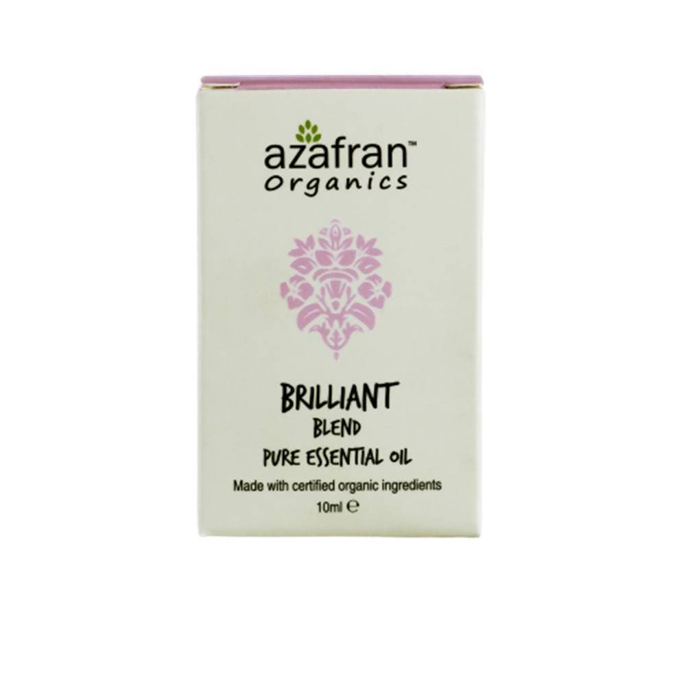 Azafran Organics Brilliant Blend Pure Essential Oil - Swadesiicart