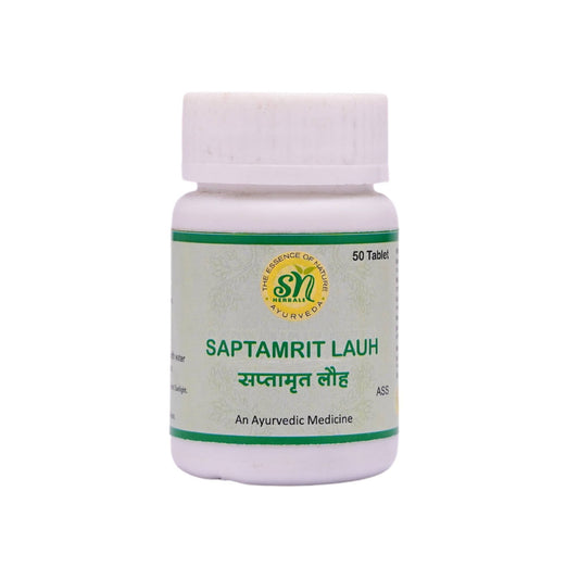 SN Herbals Saptamrit Lauh Tablets - SN HERBALS