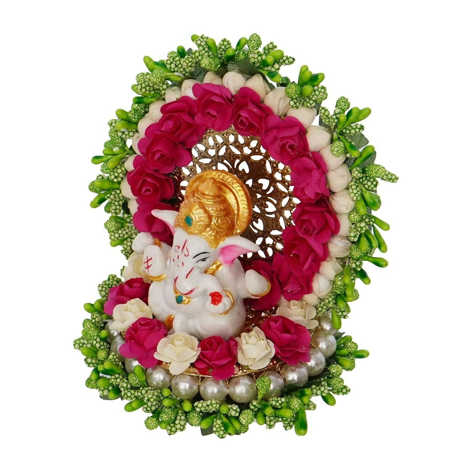 eCraftIndia Polyresin Lord Ganesha Idol - Swadesiicart