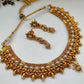 White Kemp Designer Necklace Set - Mokshi Collections