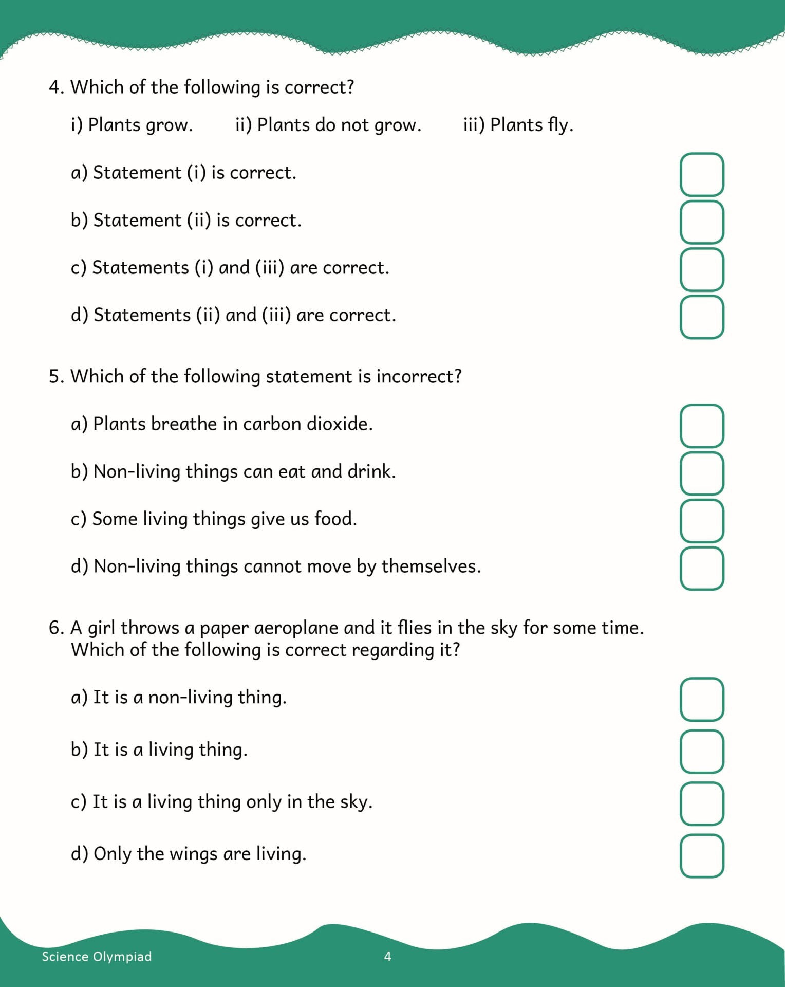 Scholars Insights Science Olympiad Grade 1| Science Practical Questions in MCQ format, QMR Sheet, Self Evaluation Sheet, Test Paper|Ages 6-7 Years - Swadesiicart
