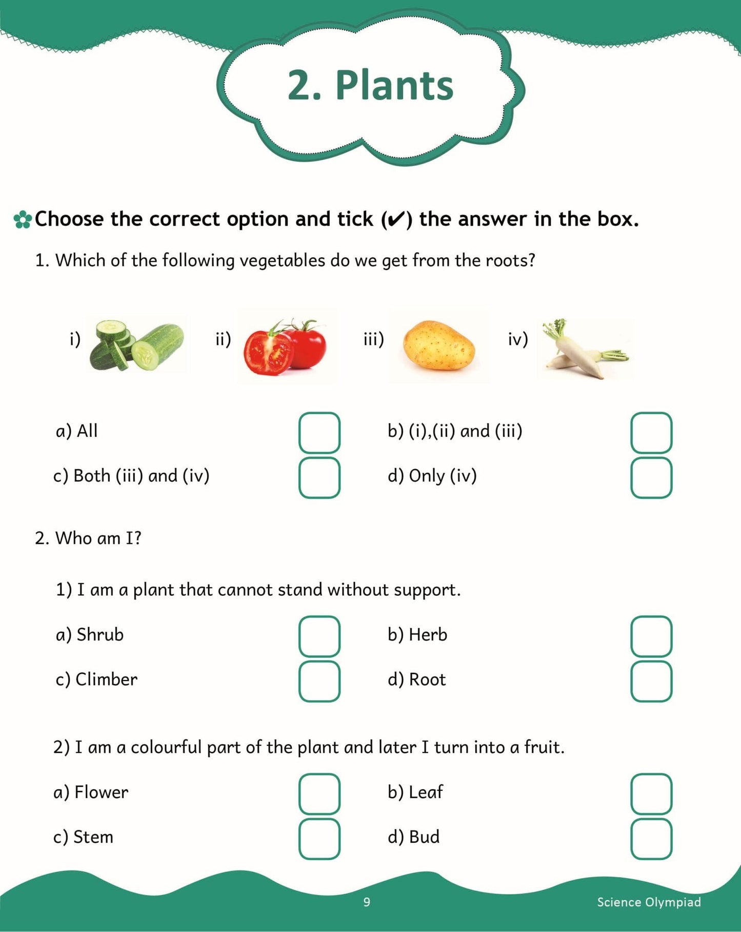 Scholars Insights Science Olympiad Grade 1| Science Practical Questions in MCQ format, QMR Sheet, Self Evaluation Sheet, Test Paper|Ages 6-7 Years - Swadesiicart