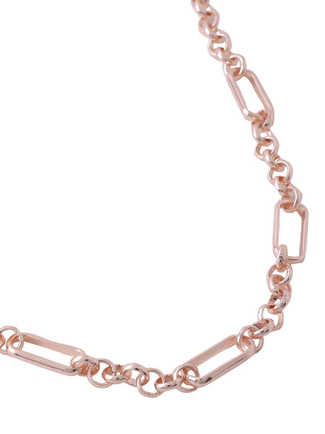 NVR Women's Rose Gold-Polished Minimal Necklace | Swadesiicart