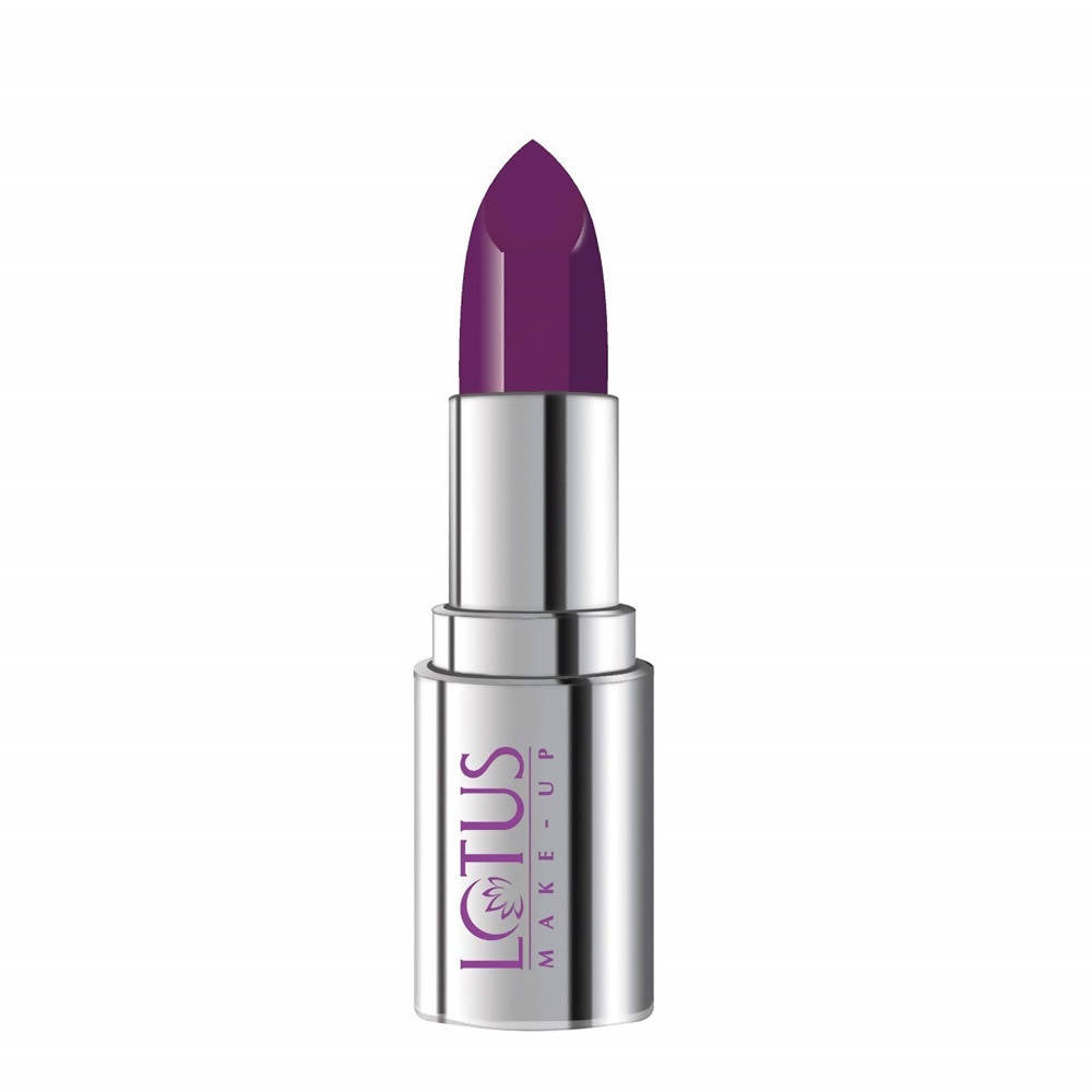 Lotus Makeup Ecostay Butter Matte Lip Color Vavatious Voilet, Purple (4 Gm) - Swadesiicart
