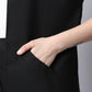 Even Apparels Black Polywool Open Front Women's Long Coat PW668 | Swadesiicart