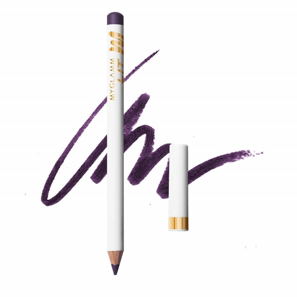 MYGLAMM LIT Matte Eyeliner Pencil - Wicked (1.14 Gm) - Swadesiicart