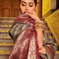 Anaita Sea Green Banarasi Saree With Blouse Piece