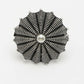 NVR Women's Silver-Toned Floral Shape Adjustable Finger Ring | Swadesiicart