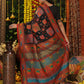 Shree Shyam Fashion Linen Cotton Black Saree