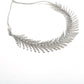 Mominos Fashion Johar Kamal Silver-Plated American Diamond White Choker Set | Swadesiicart