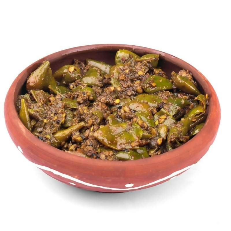 Jhaji Store's Spicy Green Chilli Pickle | Swadesiicart