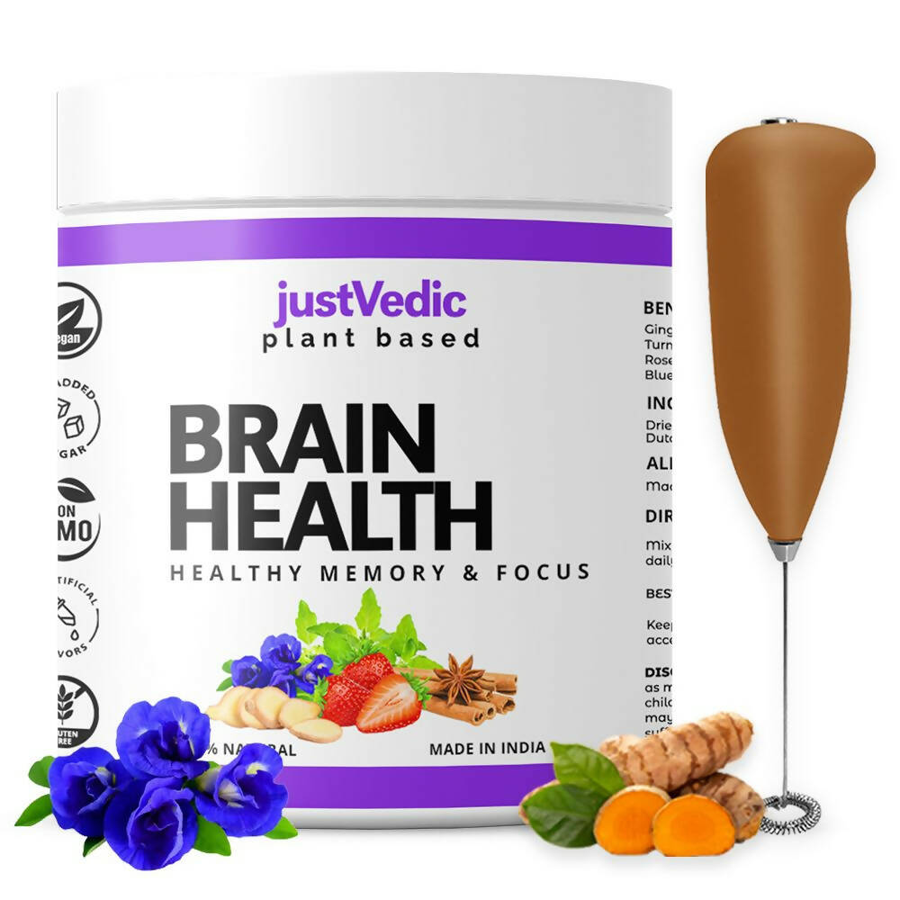 Just Vedic Brain Health Drink Mix - Swadesiicart