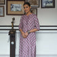Jyoti Fashion Women's Purple Pure Muslin Heavy Digital Printed Kurta Plazo Set | Swadesiicart