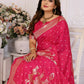 Anaita Rani Pink kochi Silk With Bandhej Weaving Saree With Blouse