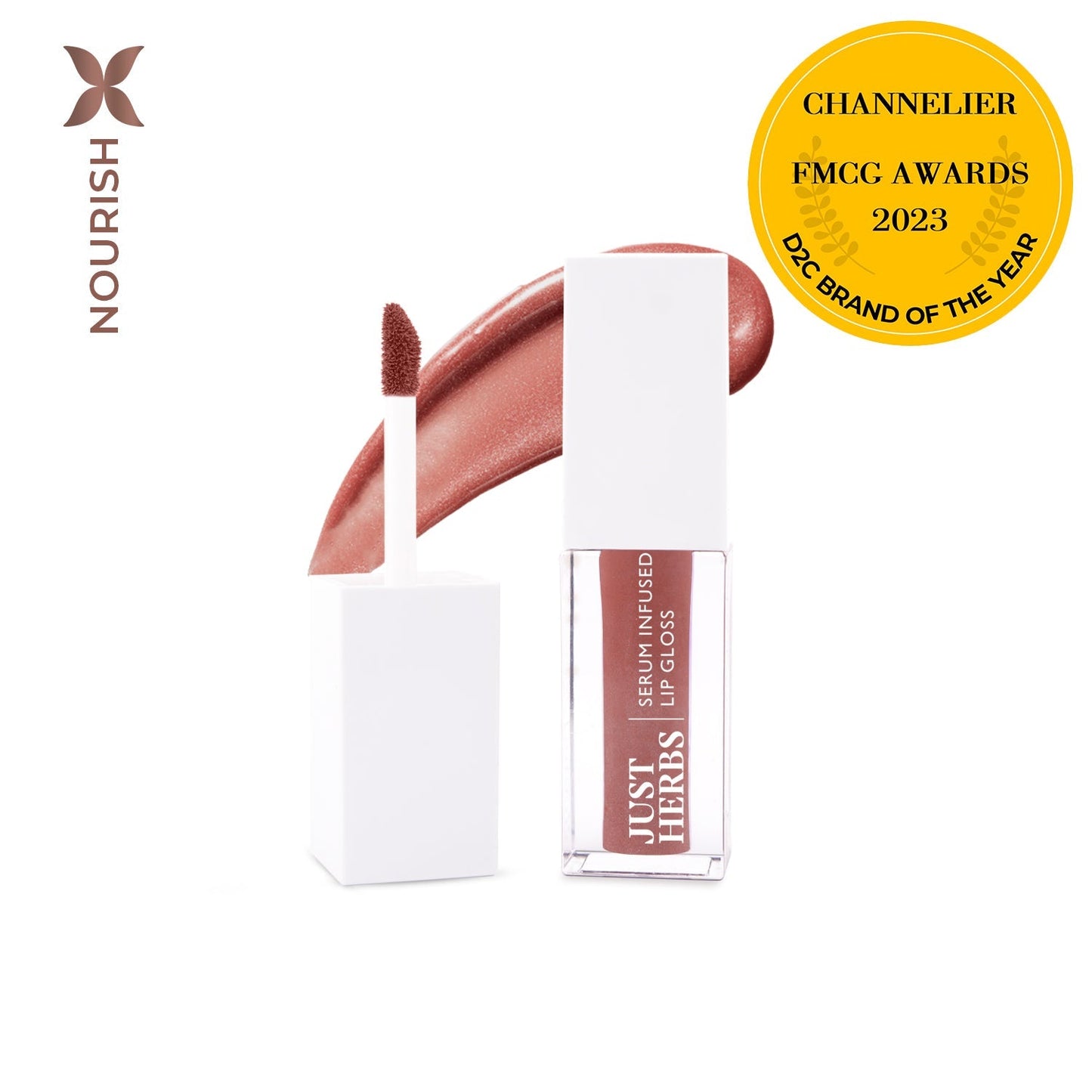 Serum-infused Lip Gloss with Mango Butter and Jojoba Oil