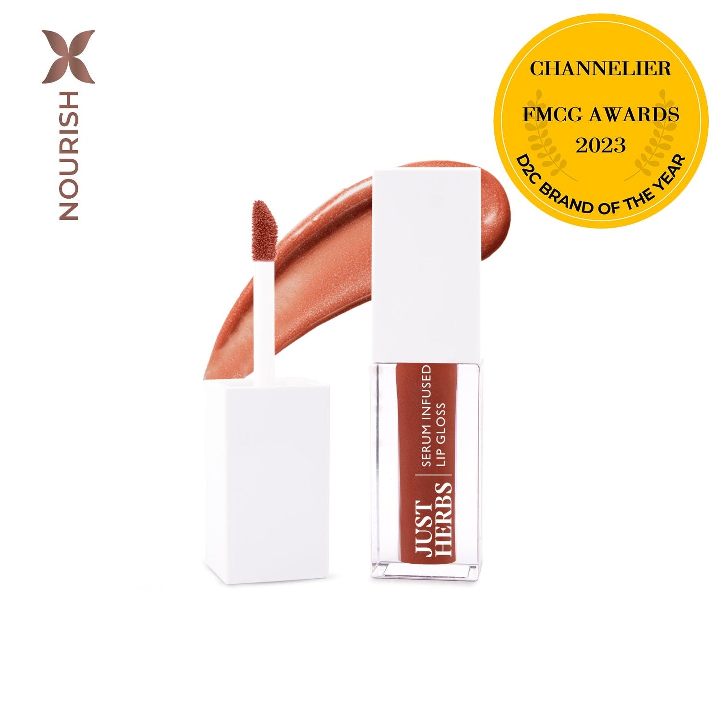 Serum-infused Lip Gloss with Mango Butter and Jojoba Oil