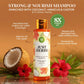 Strong & Nourish Shampoo | Coconut, Hibiscus, Castor & 11 Herbs - 200ml
