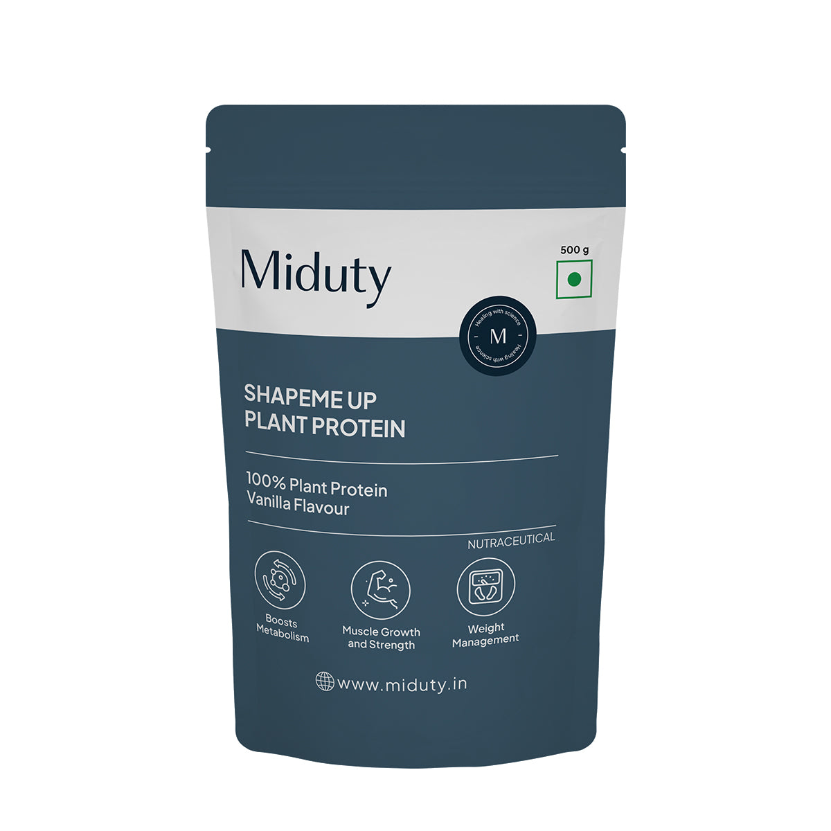 Miduty by Palak Notes Shapeme Up Plant Protein Powder | Swadesiicart