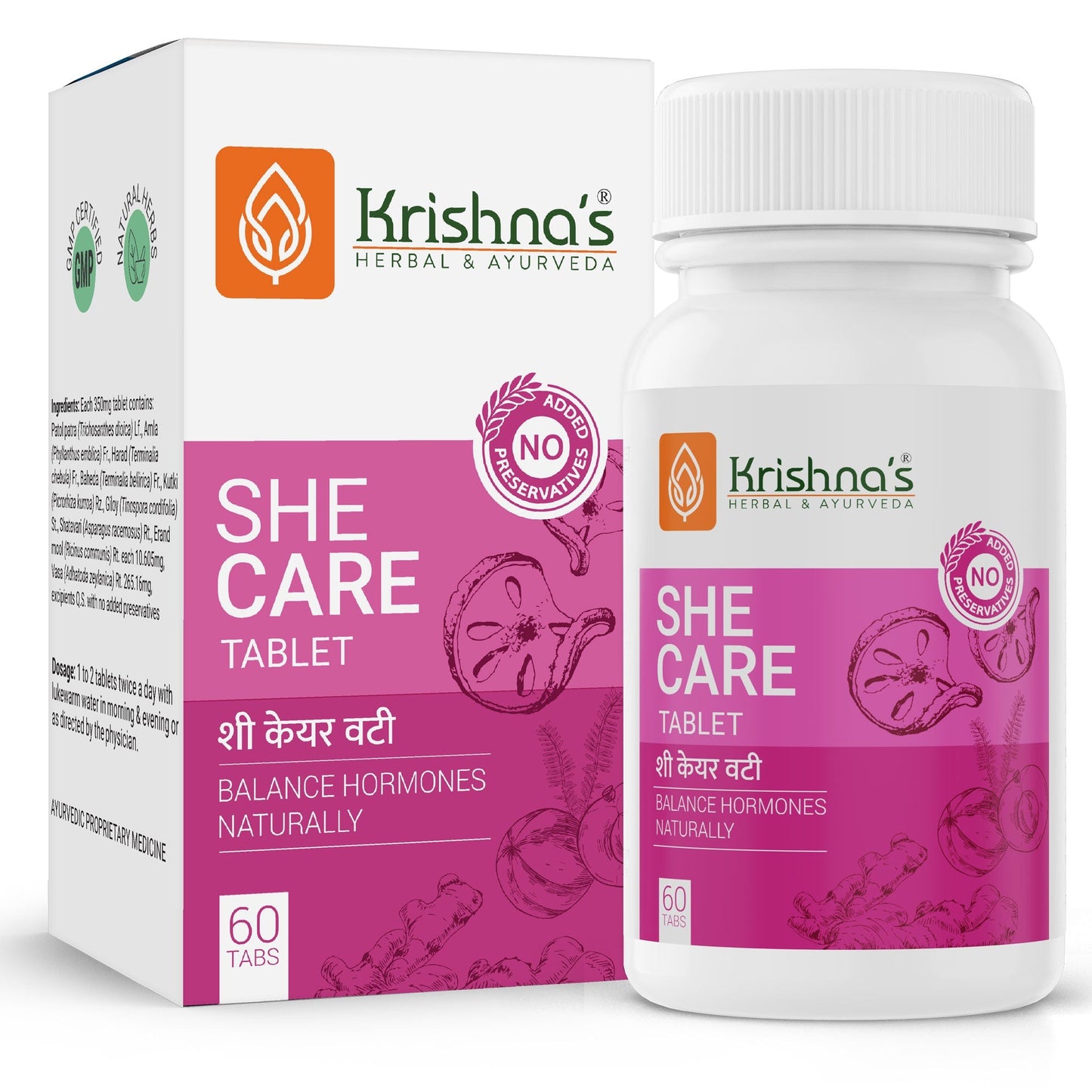 Krishna'S Herbal & Ayurveda She Care Tablets | Swadesiicart