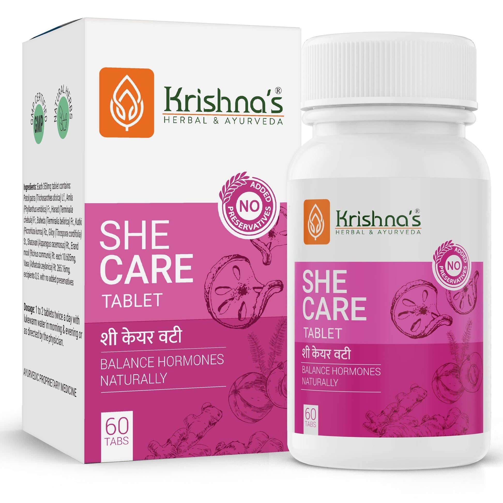 Krishna'S Herbal & Ayurveda She Care Tablets | Swadesiicart