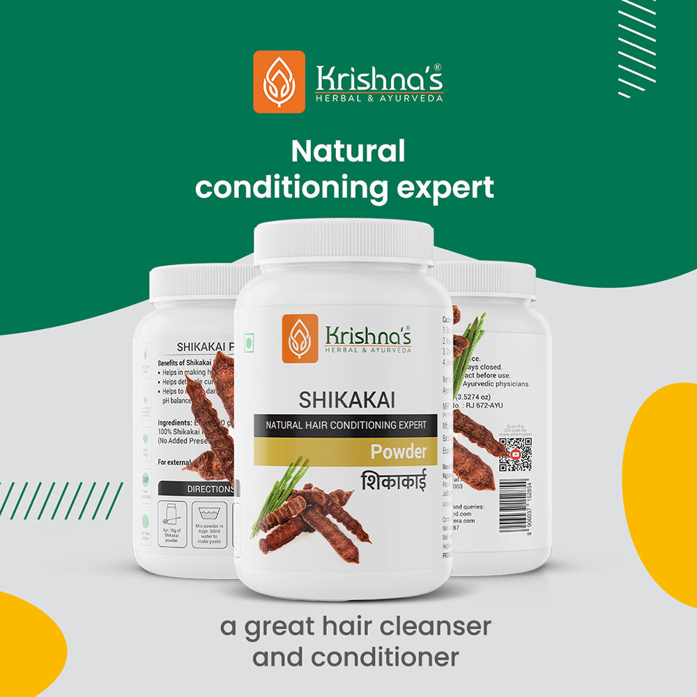 Krishna'S Herbal & Ayurveda Shikakai Powder | Swadesiicart