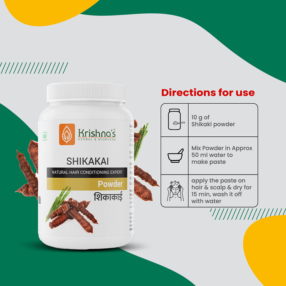 Krishna'S Herbal & Ayurveda Shikakai Powder | Swadesiicart