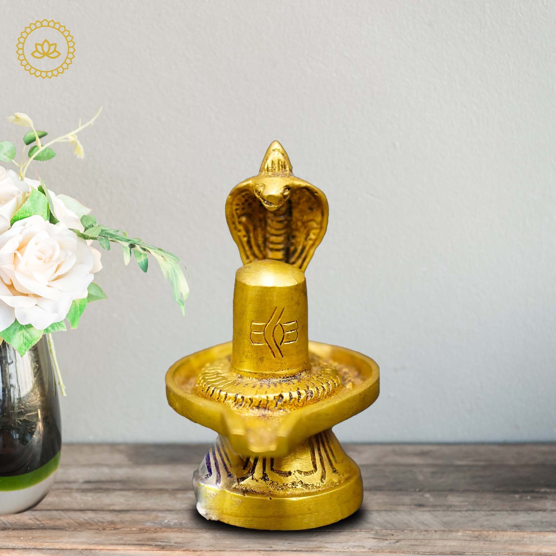 Shivaling with Cobra Idol - Embrace the Divine Energy of Lord Shiva - Divine India Art